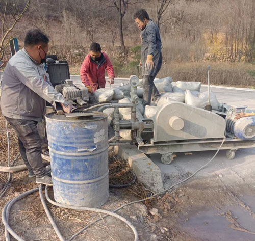 路桥路面下沉注浆